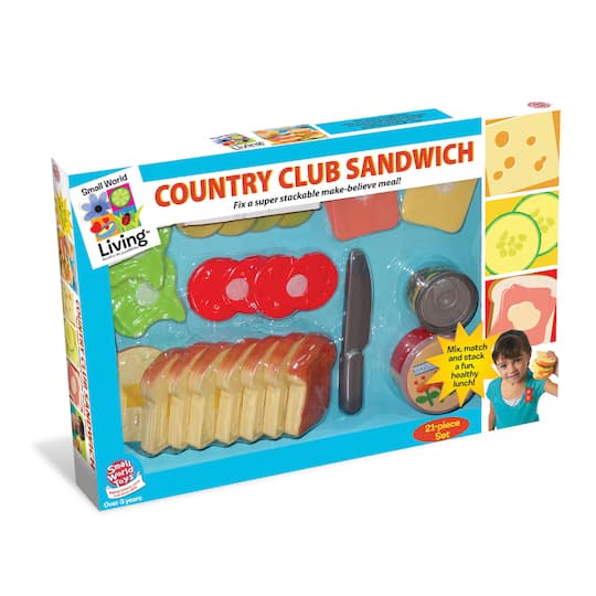 Small World Toys Country Club Sandwich Play Set